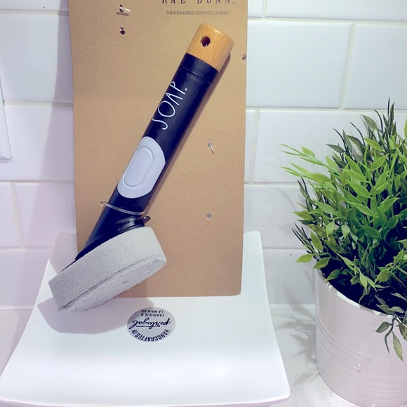 Rae Dunn dispensing soap brush - Picture 1 of 3